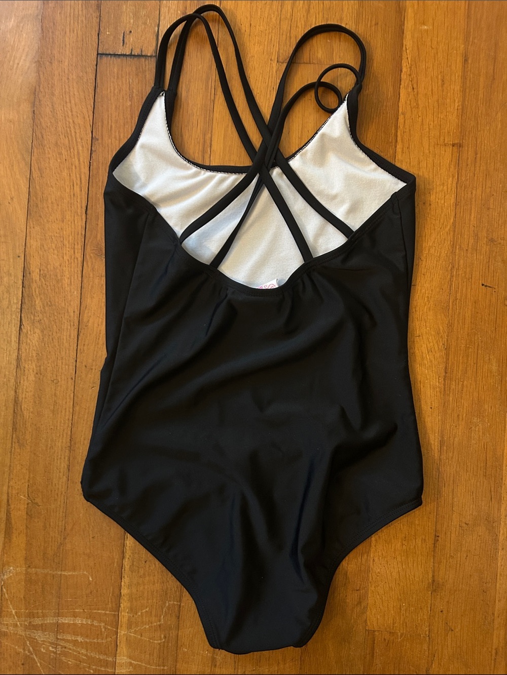 Kanu Surf Kids One-Piece strappy Swimsuit Black size 12 - Picture 4 of 4